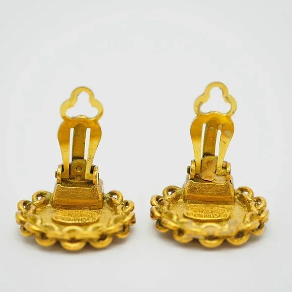CHANEL Authentic Gold Earrings